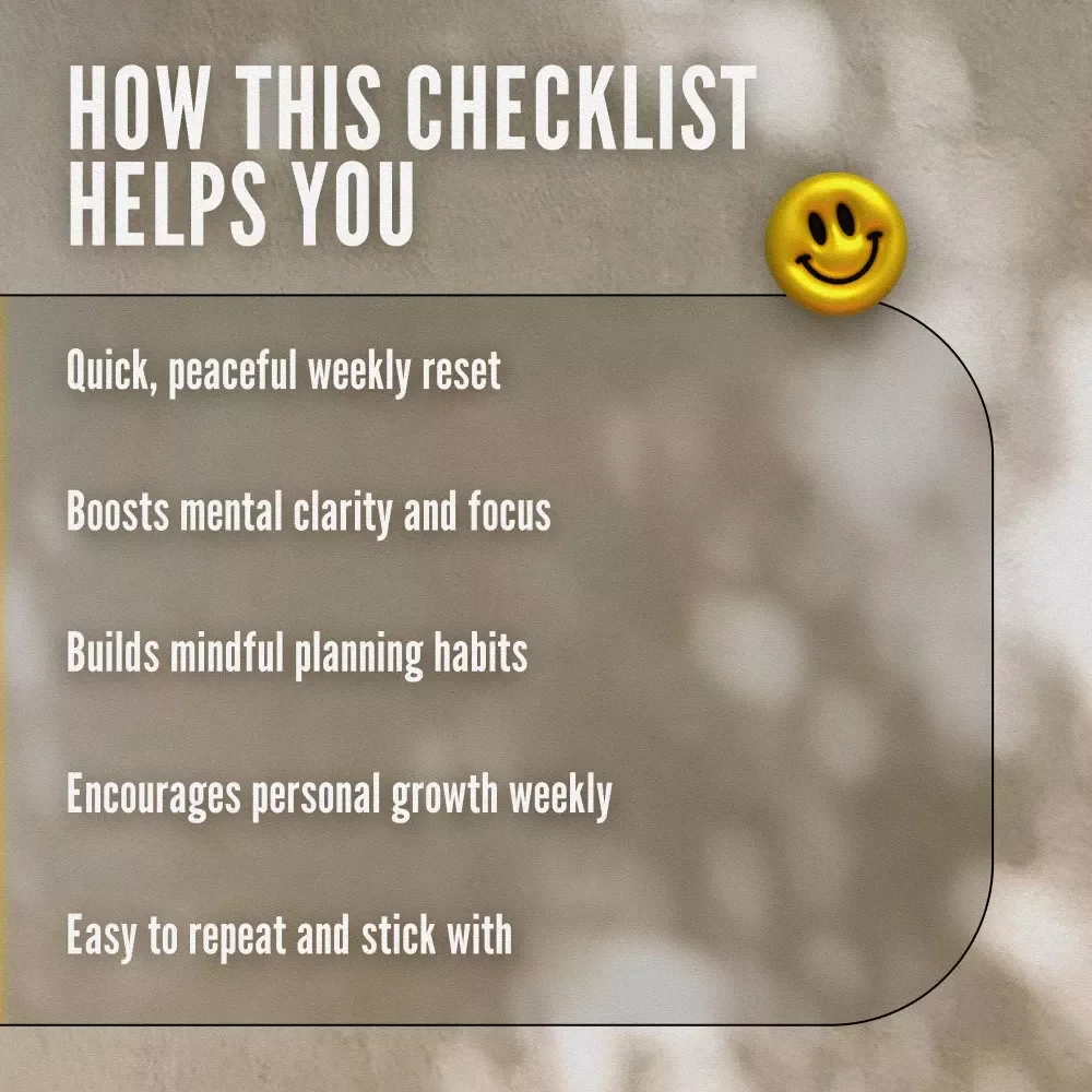 Sunday Spark Checklist: Your Weekly Recharge Ritual | Digital Sunday Motivation Quotes Guide & Checklist for Intentional Living