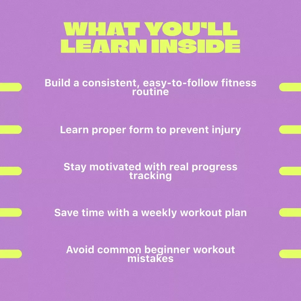 Fit & Fresh: Your Easy Starter Guide to a Basic Workout Routine | Beginner Fitness Guide | Digital Download Workout Plan PDF