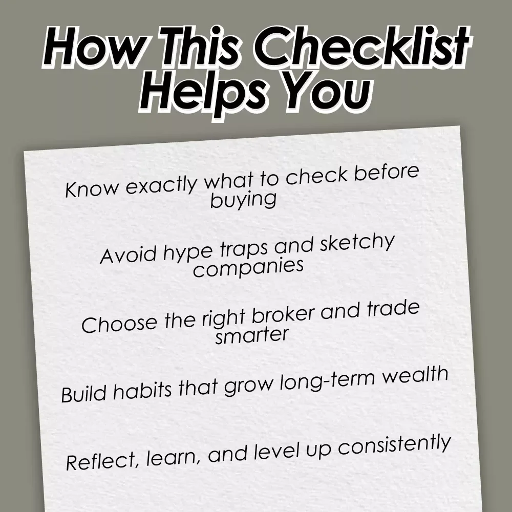 OTC Investing Starter Pack: The No-Nonsense Checklist for Smart, Bold Beginners | Digital Download | How to Buy Over the Counter Stocks | Beginner-Friendly OTC Guide