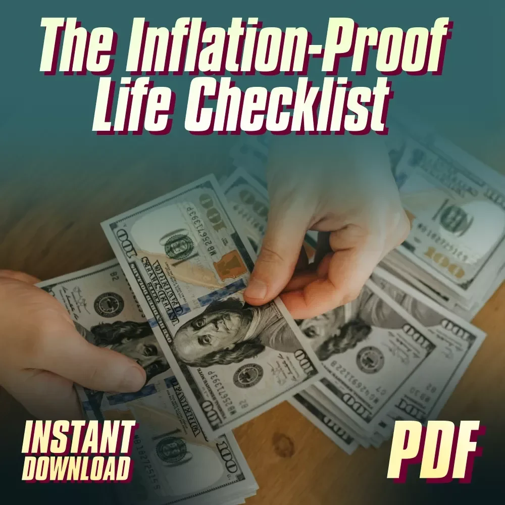 The Inflation-Proof Life Checklist | How to Save Money from Inflation | Smart Money Moves Digital Download