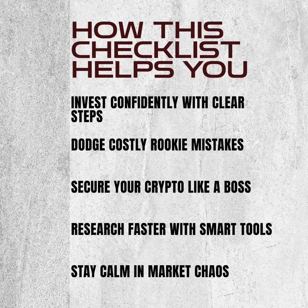Blockchain Like a Boss: The No-Fluff Investor’s Checklist – Digital Download | Blockchain Investment Tips for Beginners & Pros