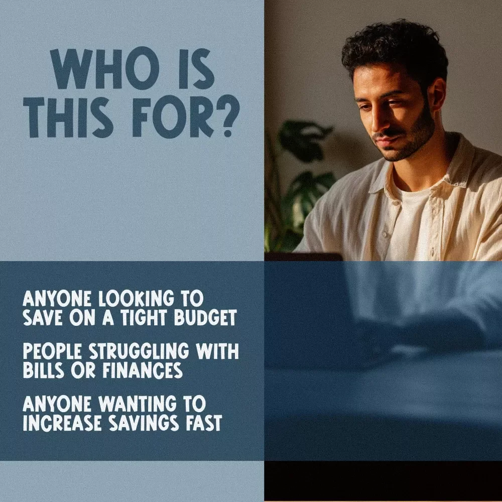 Save Smart, Live Better: The Low-Income Fast-Saving Checklist | Budget Planner | Save Money Fast on Low Income | Digital Download PDF