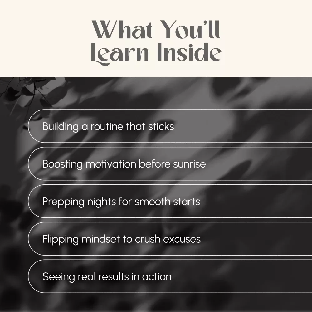 Rise & Run: Your Ultimate Guide to Morning Motivation for Runners | How to Get Motivated to Run in the Morning | Digital Download Guide