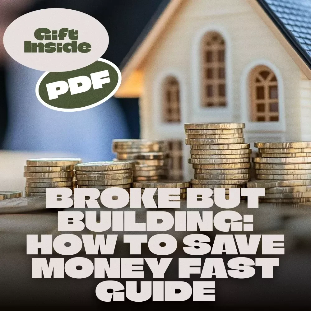 Broke But Building: How to Save Money Fast When You’re Earning Less | Budgeting Guide for Low Income | Digital Download