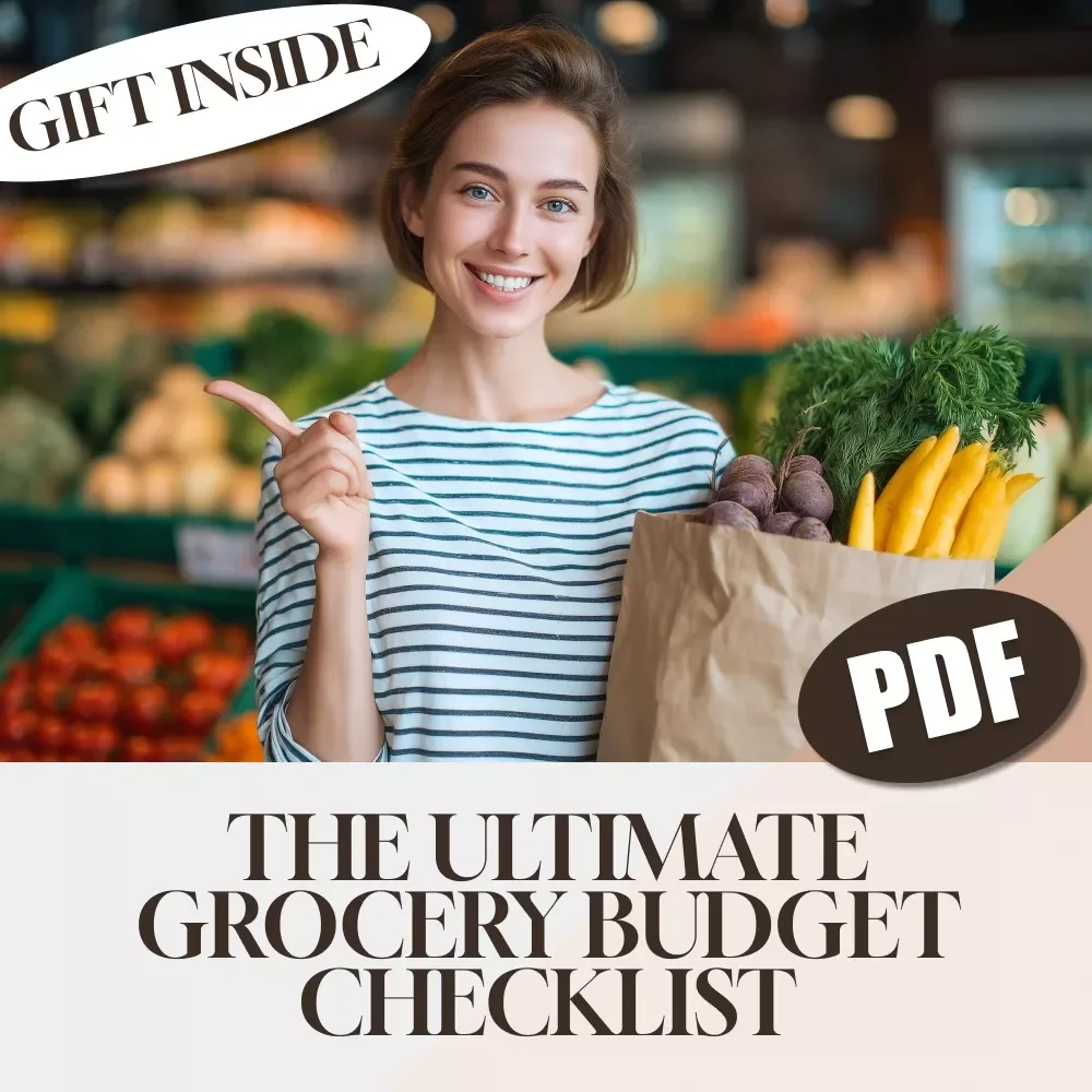 The Ultimate Grocery Budget Checklist: Save Smart, Shop Smarter | Digital Download for a Good Budget for Groceries, Meal Planning & Smart Shopping