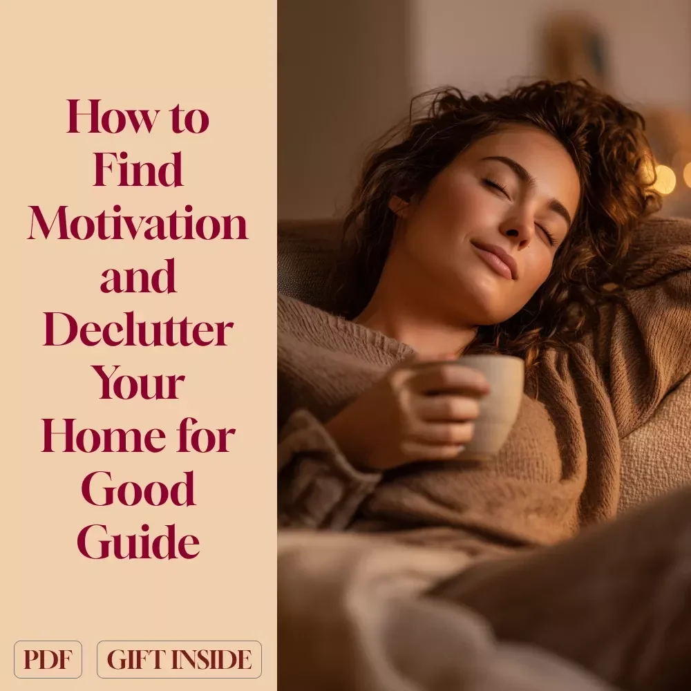 Clear Space, Clear Mind: How to Find Motivation and Declutter Your Home for Good | Digital Decluttering Guide | How to Get Motivated to Declutter Your House