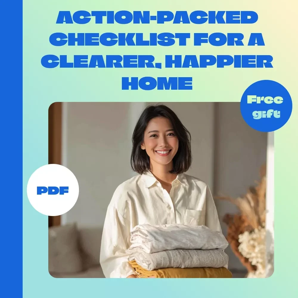 Motivation to Declutter: Your Action-Packed Checklist for a Clearer, Happier Home | How to Get Motivated to Declutter Your House | Printable Digital Decluttering Guide