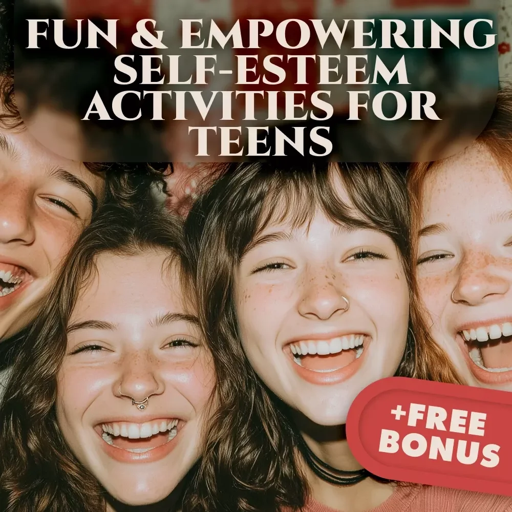 Shine from Within: Fun & Empowering Self-Esteem Activities for Teens – Printable Teenage Self Esteem Activities Guide for Confidence & Growth