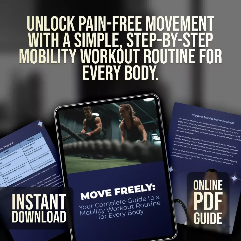 Move Freely: Your Complete Guide to a Mobility Workout Routine for Every Body | Digital Mobility Guide | Flexibility & Movement eBook