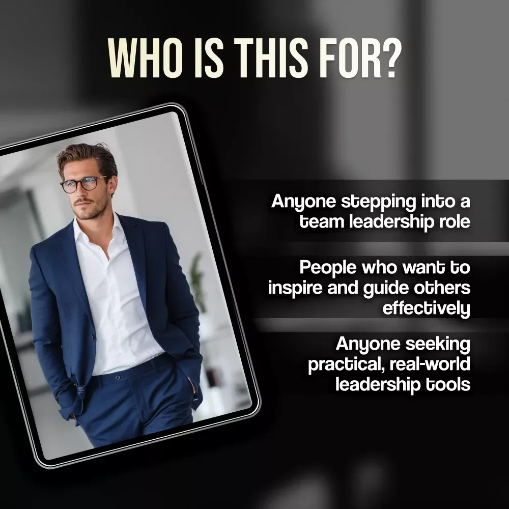 Lead Like a Pro: Essential Qualities Every Team Leader Needs to Succeed | Team Leader Qualities Guide | Leadership Skills eBook | Digital Download