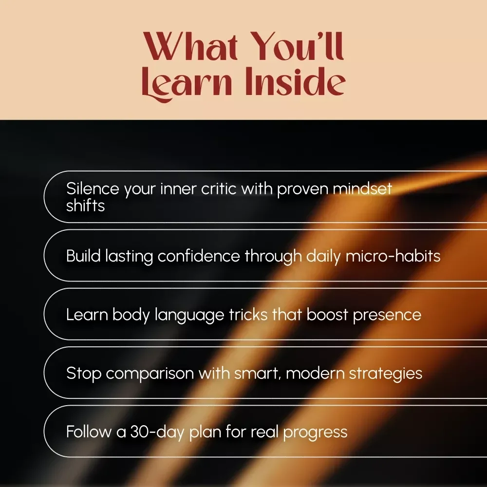 From Doubt to Done: Mastering Confidence in Real Life – Self Confidence Guide | How to Build Confidence eBook | Digital Download
