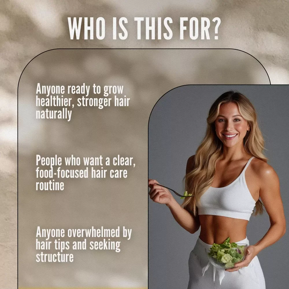 Grow Gorgeous: The Ultimate 50-Step Hair Nourishment Checklist | Digital Download for Healthy Hair | Hair Growth Food Guide | Vitamins for Hair | Checklist for Hair Health