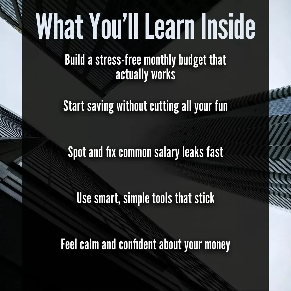 Master Your Paycheck: The Smart, Calm, and Confident Way to Save Your Salary | Digital Guide for How to Manage Your Salary and Save | Budgeting, Salary Management & Personal Finance PDF