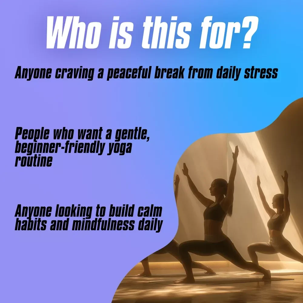 The Serene Flow Calm Yoga Checklist: Your Path to Peaceful Practice | Calm Yoga Digital Download, Printable Wellness Guide, Mindfulness & Breathwork Routine