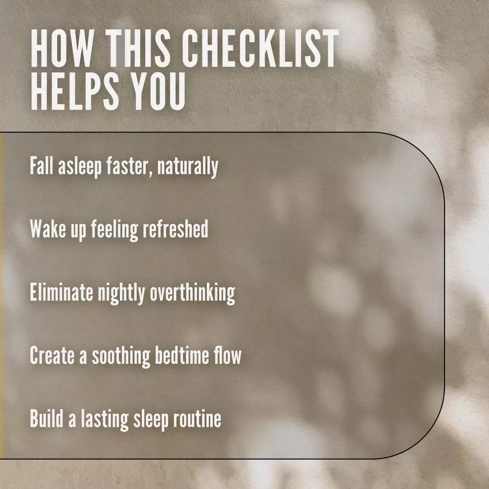 The Deep Sleep Game Plan: Your Nightly Checklist for Rest Like a Pro | Sleep Routine Checklist | How Much Deep Sleep Do You Need? | Bedtime Guide PDF