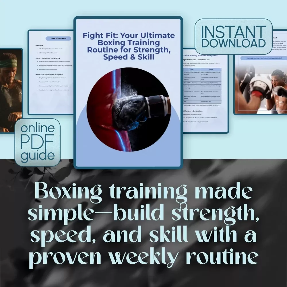 Fight Fit: Your Ultimate Boxing Training Routine for Strength, Speed & Skill | Boxing Training Routine Guide | Beginner to Advanced Boxing Fitness eBook
