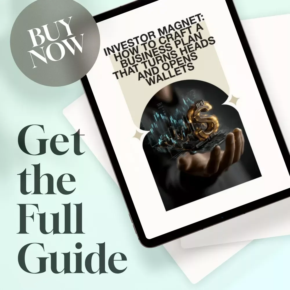 Investor Magnet: How to Craft a Business Plan That Turns Heads and Opens Wallets | Guide to How to Create a Business Plan That Attracts Investors | Business Plan eBook | Pitch Deck Checklist | Digital Download