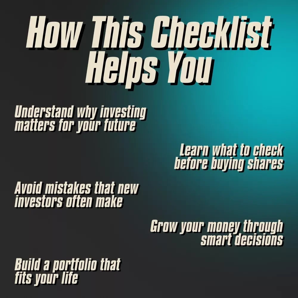 Your Smart Share Investing Starter Kit | Checklist for Beginners | How to Invest in Shares PDF Guide