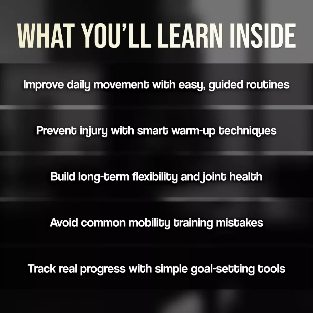 Move Freely: Your Complete Guide to a Mobility Workout Routine for Every Body | Digital Mobility Guide | Flexibility & Movement eBook