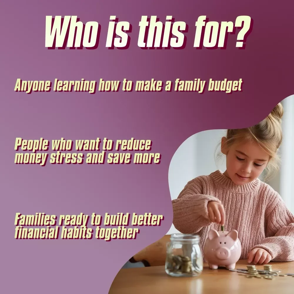 The Ultimate Family Budget Checklist: Take Control & Thrive | Family Budget Planner | How to Make a Family Budget | Instant Download