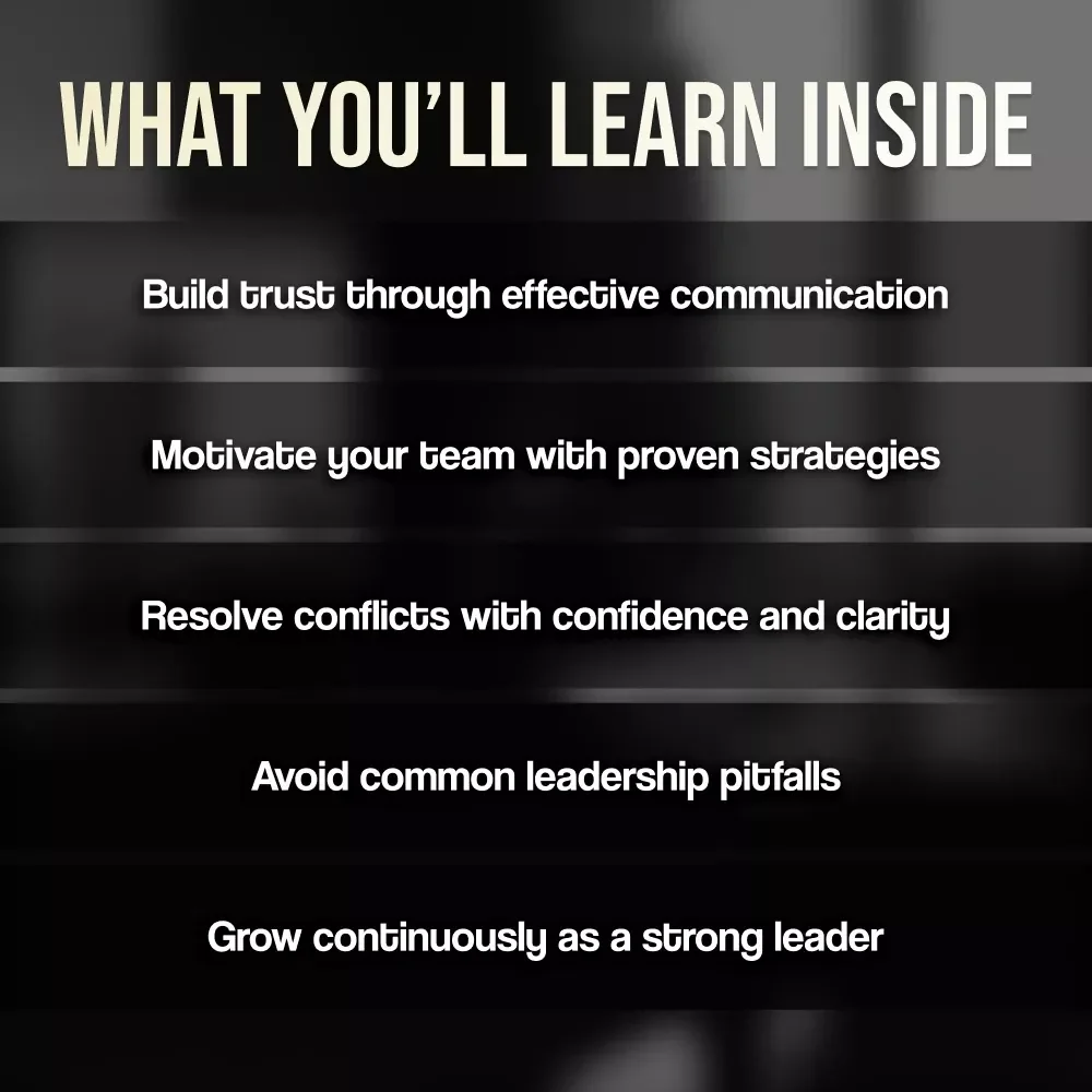 Lead Like a Pro: Essential Qualities Every Team Leader Needs to Succeed | Team Leader Qualities Guide | Leadership Skills eBook | Digital Download