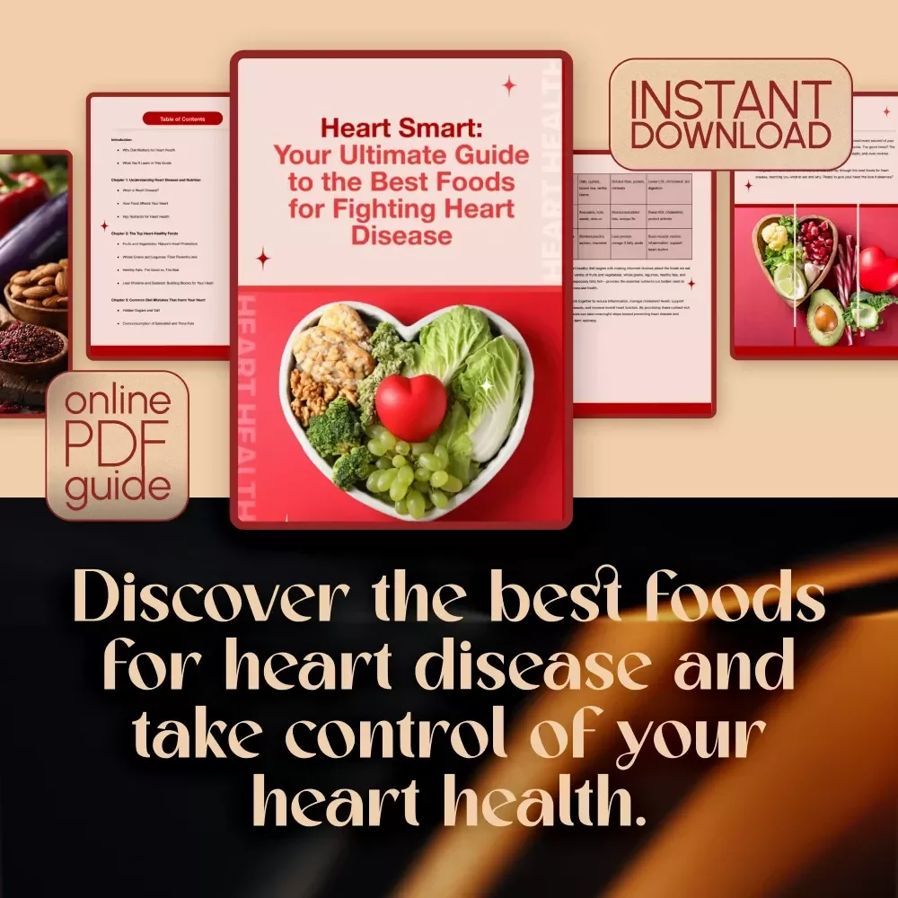 Heart Smart: Your Ultimate Guide to the Best Foods for Fighting Heart Disease | Digital Guide | Heart-Healthy Diet eBook | Best Food for Heart Disease