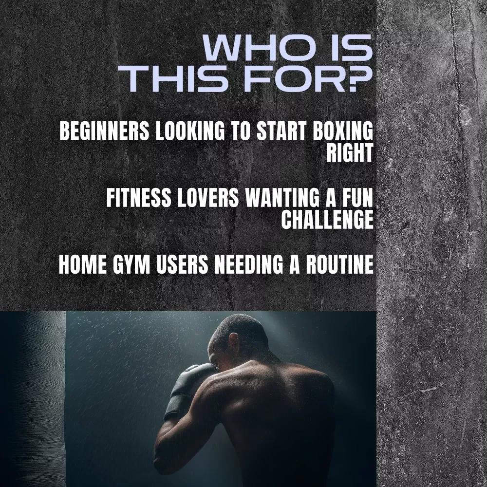 Knockout Boxing Training Checklist: Your Action Plan to Punch Perfect & Power Up | Printable Boxing Training Routine PDF | Digital Download