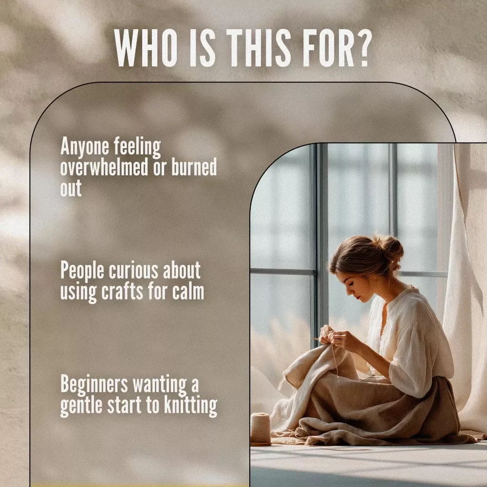 The Ultimate Stress-Relief Knitting Checklist | Knitting and Stress Reduction Guide | Digital Download Checklist for Calm & Relaxation