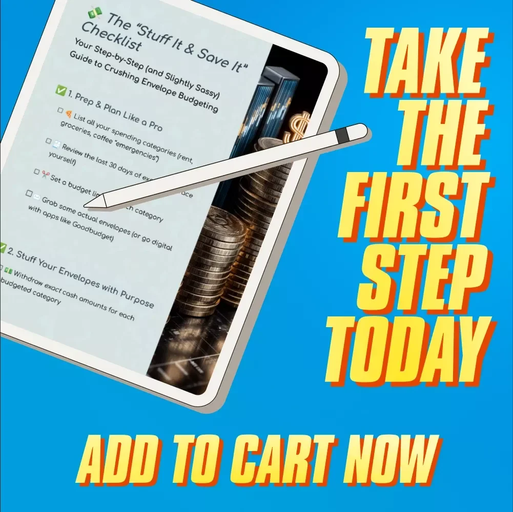 The “Stuff It & Save It” Checklist | Budgeting Made Simple | Envelopes to Save Money | Printable & Digital Download