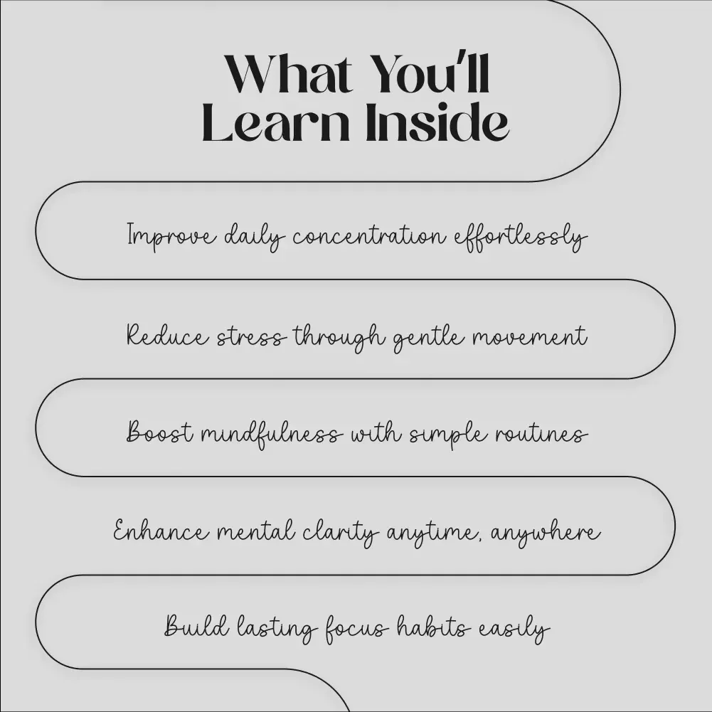 Tai Chi Techniques to Sharpen Your Mind | Focus & Mindfulness eBook for Mental Clarity, Cognitive Health & Stress Relief | Digital Download Guide for Beginners & Wellness Enthusiasts