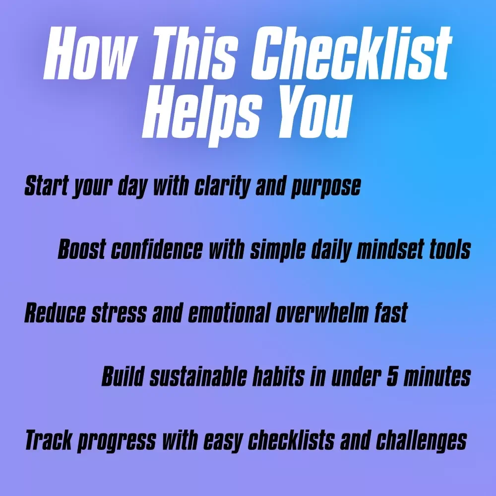 The “Level-Up Your Life” Checklist: 21 Power Moves to Boost Your Mind, Mood & Momentum – Self Improvement Activities Digital Download, Wellness Productivity Printable, Personal Growth PDF