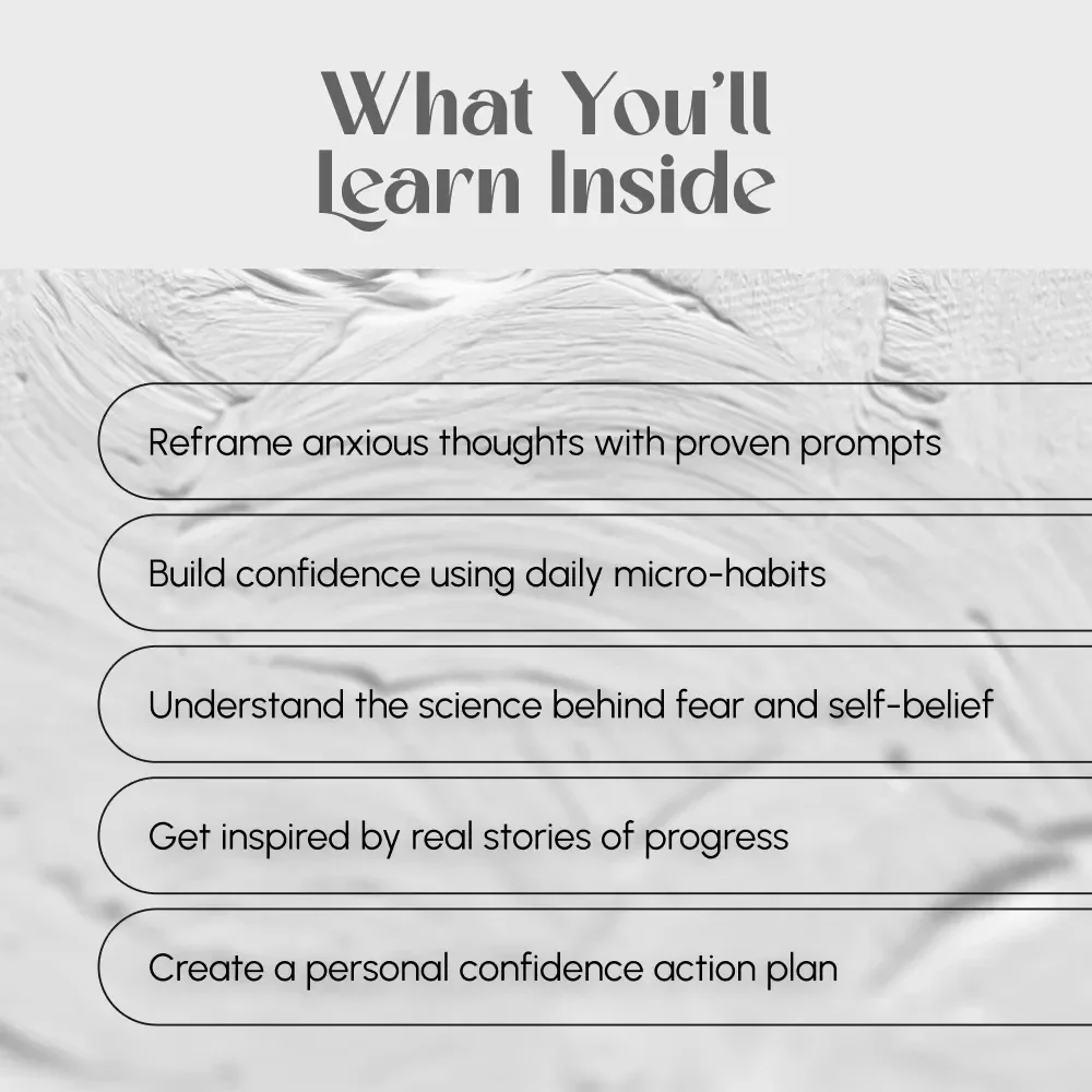 Boldly Anxious: How to Be Confident Even When Your Mind Says You Can’t | Digital Guide for How to Be Confident When You Have Anxiety | Mental Health eBook & Checklist