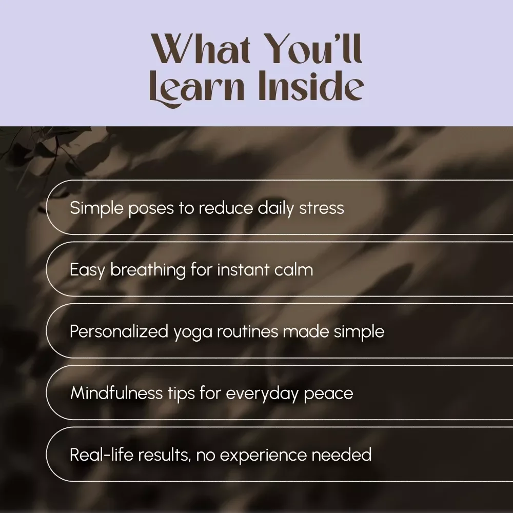 Serene Flow: Your Easy Guide to Calm Yoga for Mind and Body – Digital Yoga Guide for Relaxation, Stress Relief & Mindfulness