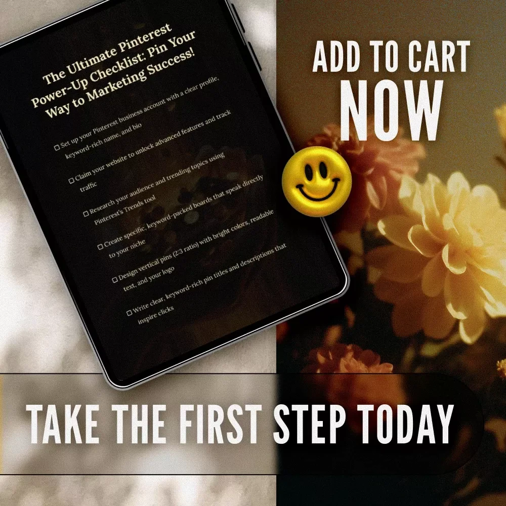 The Ultimate Pinterest Power-Up Checklist: Pin Your Way to Marketing Success | Pinterest Marketing Strategy Guide | Digital Download for Bloggers & Online Sellers