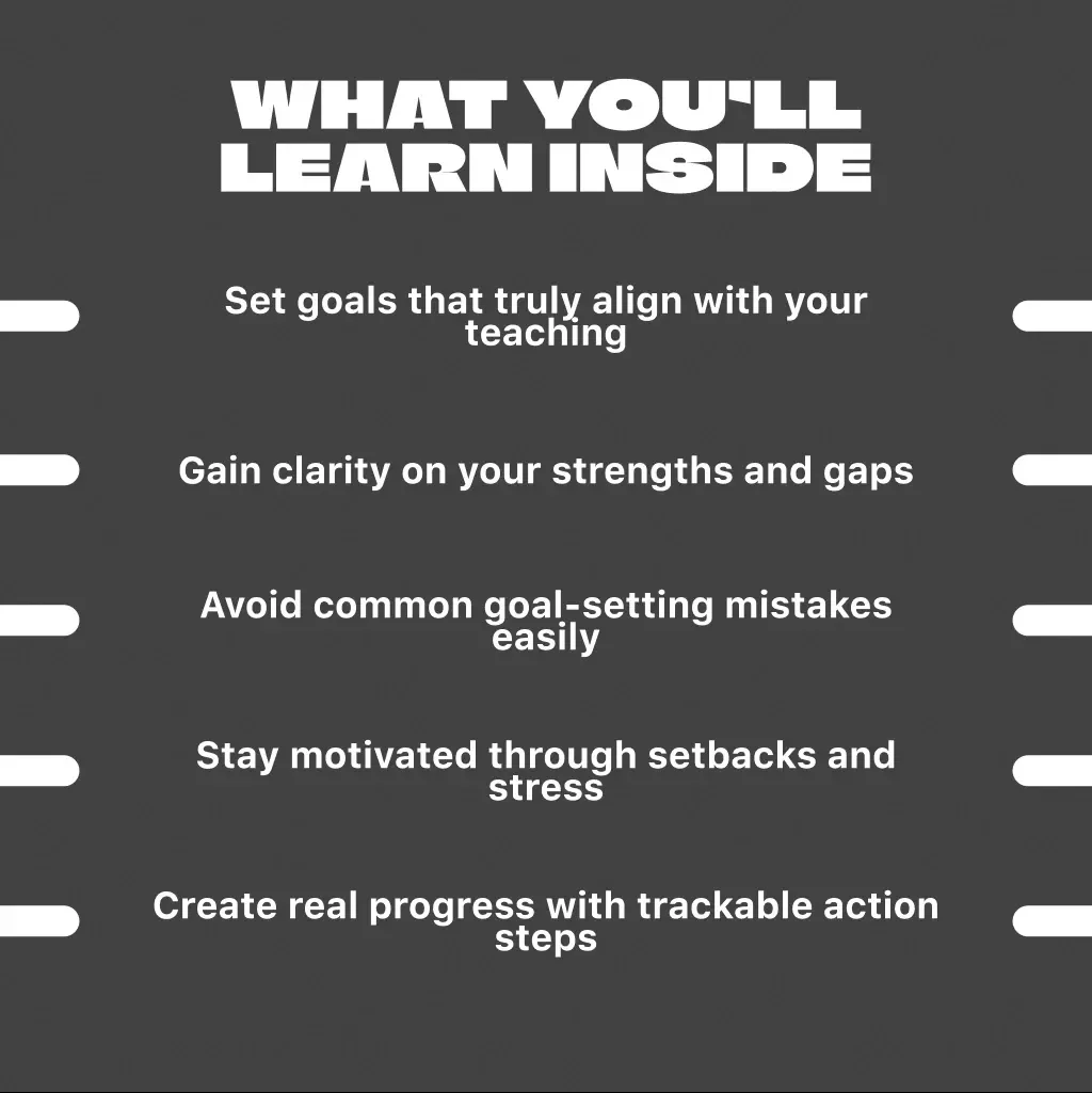 Aim High, Teach Bold: A Practical Guide to Goal Setting for Teachers & Educators | SMART Goals for Teachers Digital Download