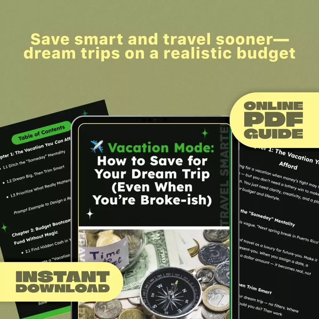 Vacation Mode: How to Save for Your Dream Trip (Even When You’re Broke-ish) | Guide to How to Save for a Vacation on a Tight Budget
