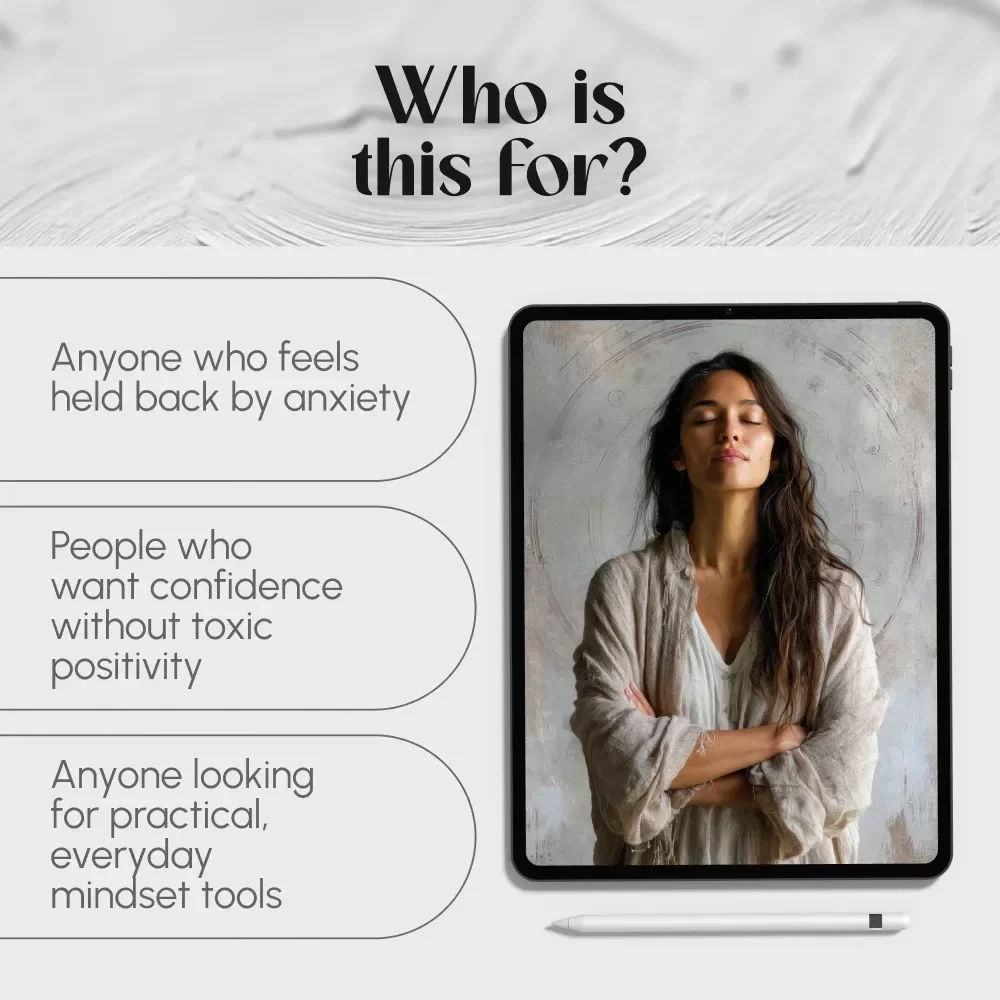 Boldly Anxious: How to Be Confident Even When Your Mind Says You Can’t | Digital Guide for How to Be Confident When You Have Anxiety | Mental Health eBook & Checklist