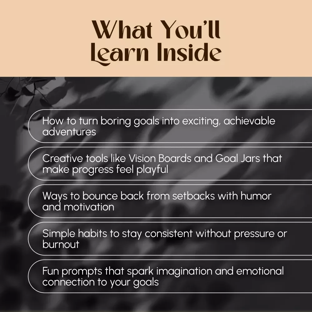 Goal Playbook: Fun and Creative Ways to Set Goals That Stick for Adults – Fun Goal Setting Activity for Adults | Printable Digital Guide