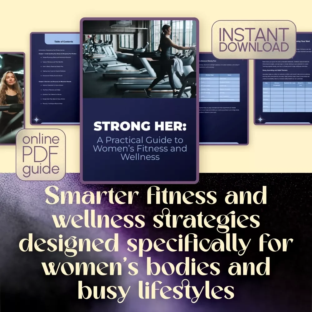 Strong Her: A Practical Guide to Women’s Fitness and Wellness | Female Workout Routine Guide | Women’s Wellness eBook | Digital Fitness Planner