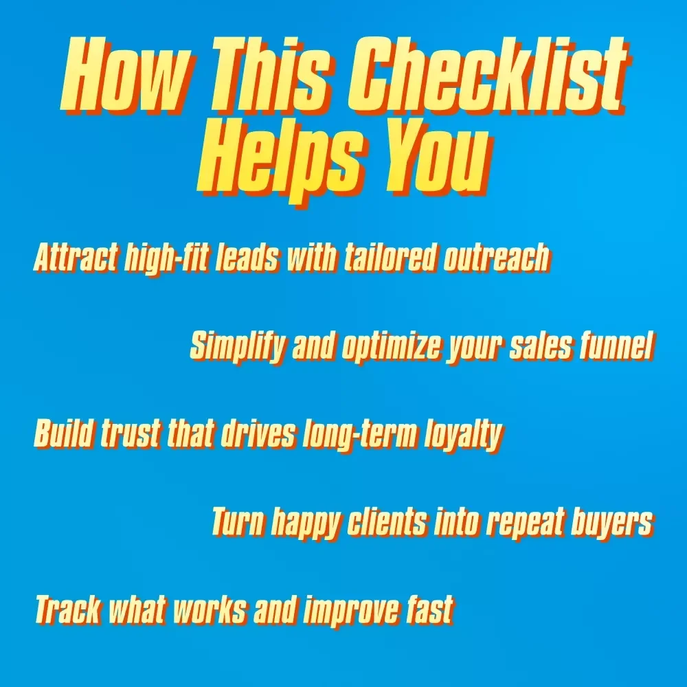 The Ultimate B2B Customer Winning & Repeat Business Checklist | A B2B Guide to Winning New Customers and Repeat Business | Digital Download PDF for Entrepreneurs & Sales Teams