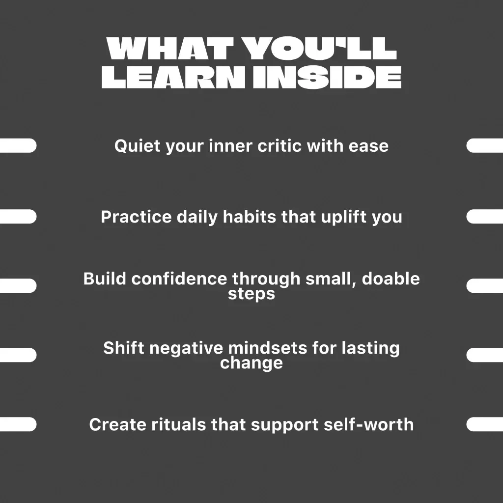 Glow Up from Within: 10 Powerful Ways to Boost Your Self-Esteem Today | Digital Guide | 10 Things to Boost Your Self Esteem | Self-Esteem eBook