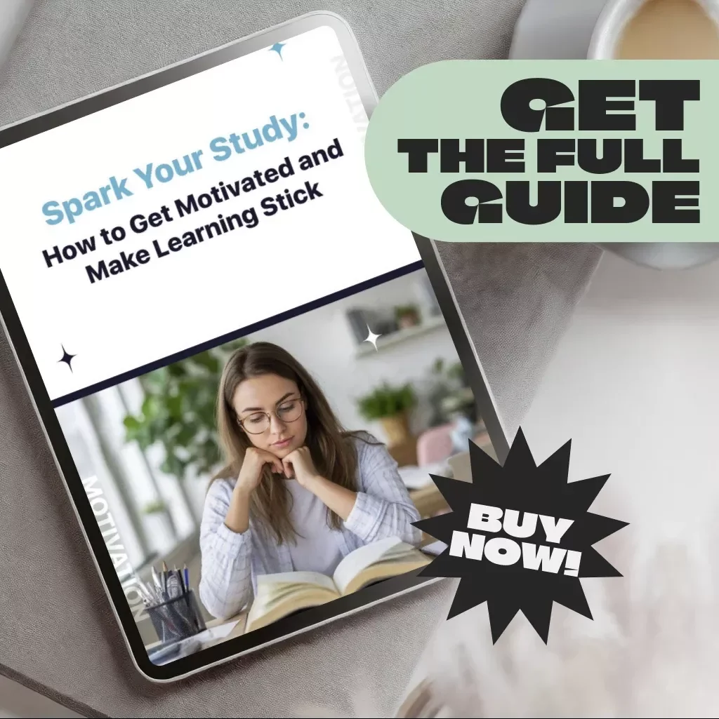 Spark Your Study: How to Get Motivated and Make Learning Stick | Study Motivation Guide | How Do I Get Motivated to Study eBook PDF Download