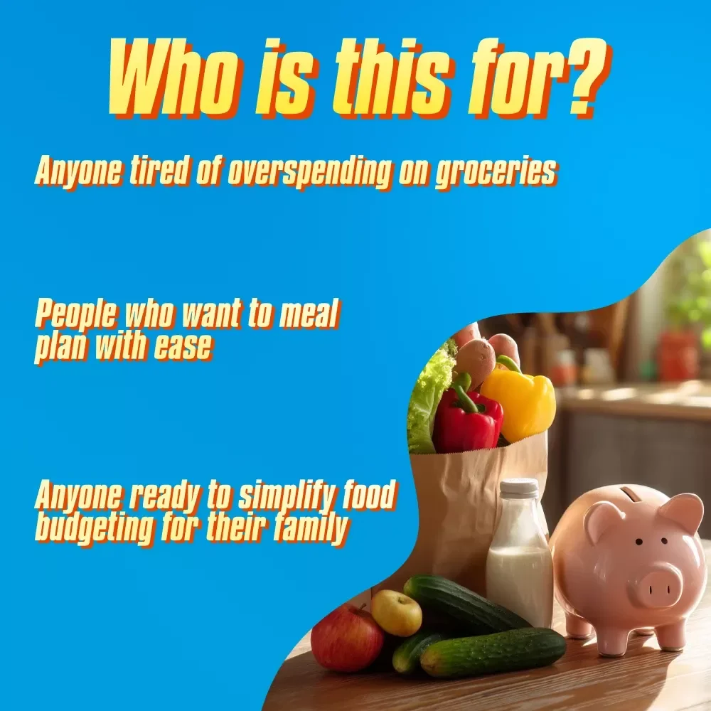 The No-Stress Grocery Budget Checklist | Save Money on Groceries | Dave Ramsey Budget Printable