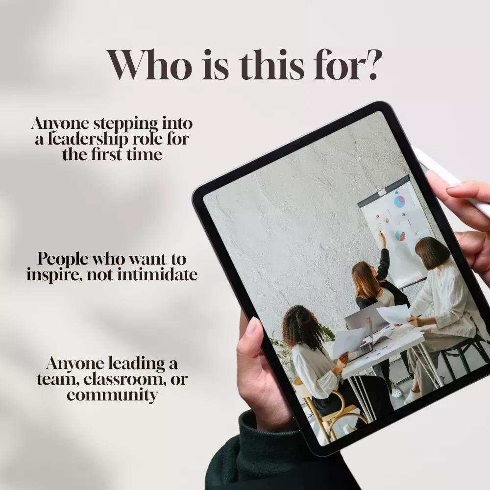 The “Lead Without Being Bossy” Power Checklist | How to Be a Leader Without Being Bossy | Fun & Actionable Digital Download