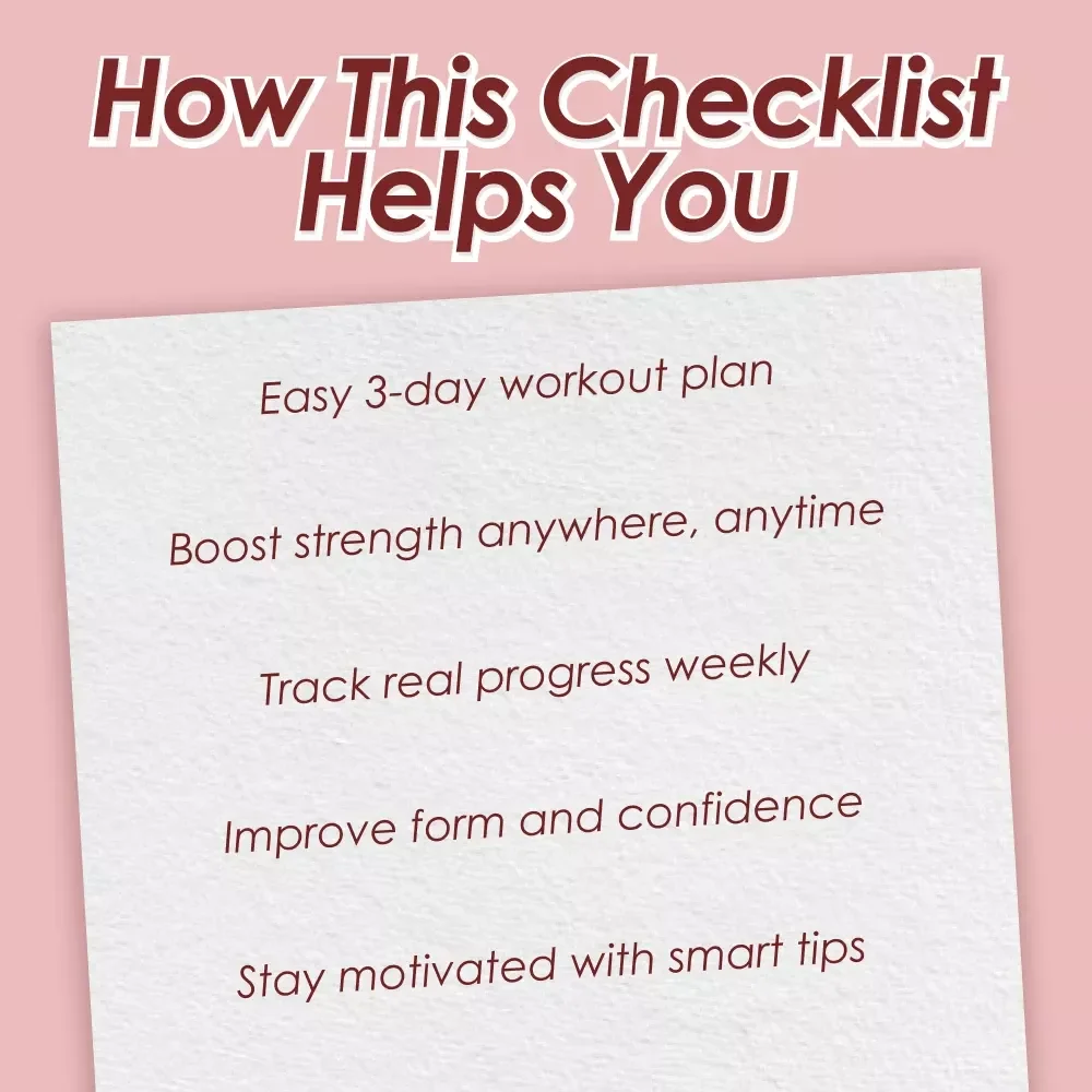 The Flex & Flow Resistance Band Success Checklist | Printable Resistance Band Workout Routine Guide | Fitness Tracker PDF for Women & Men