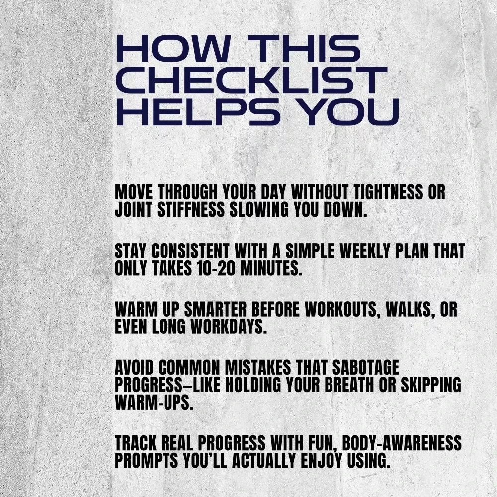 The “Move Like a Ninja” Mobility Routine Checklist | Fun Daily Mobility Workout Routine PDF | Stretching & Flexibility Digital Download