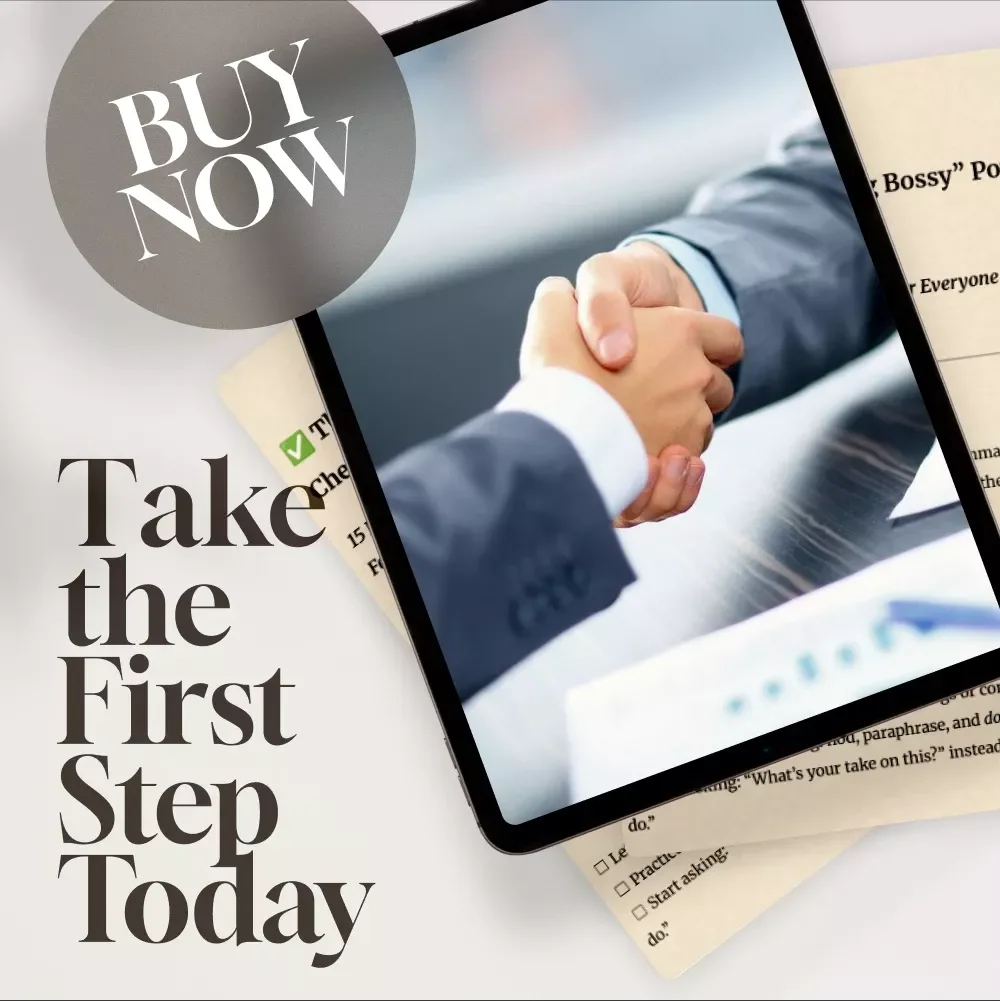 The “Lead Without Being Bossy” Power Checklist | How to Be a Leader Without Being Bossy | Fun & Actionable Digital Download