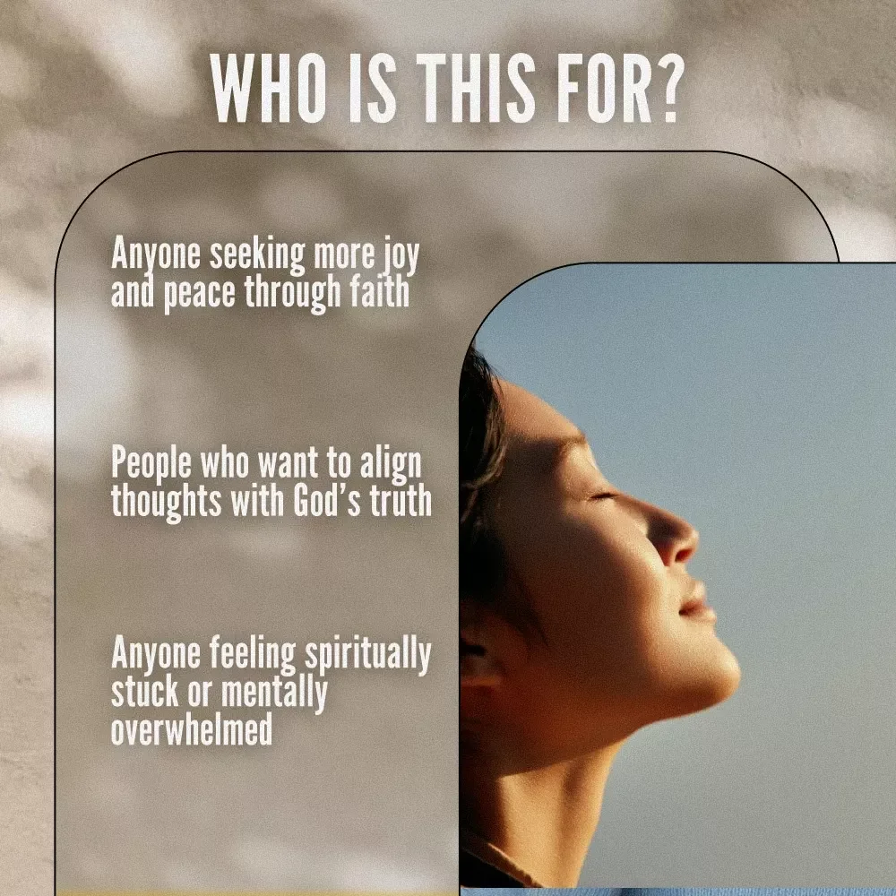 Faith-Fueled Positivity Checklist: 10 Steps to Renew Your Mind and Live with Joy | Christian Books on Positive Thinking | Scripture-Based Digital Download