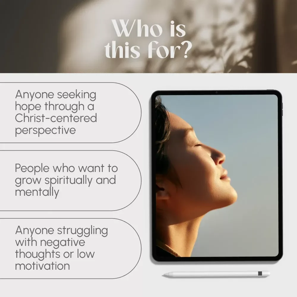 Faith-Fueled Positivity: A Christian’s Guide to Thinking with Hope, Joy, and Purpose | Christian Books on Positive Thinking | Digital Download Guide