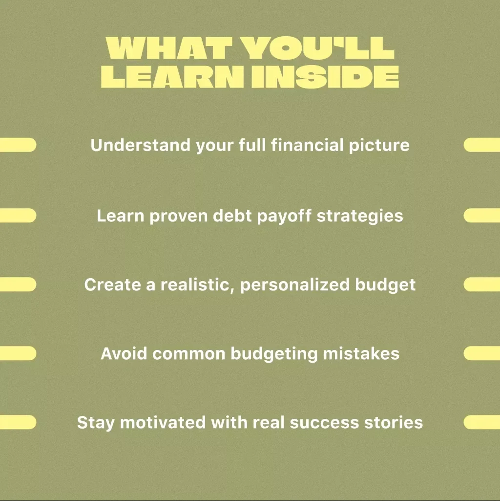 Debt-Free & Thriving: How to Create a Budget That Crushes Your Debt | Digital Budgeting Guide for Paying Off Debt Fast | Instant Download
